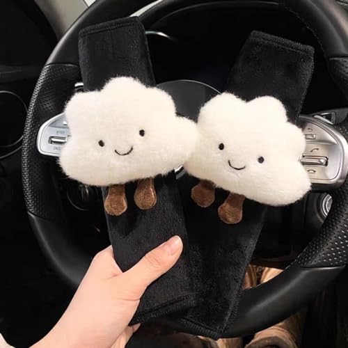 2/4 PCS Cartoon Car Seat Belt Covers, Cute Seat Belt Cover Pad, Seatbelt Shoulder Strap Pads Covers for Shoulder Protector Car Accessories for Kids Adults (4 PCS)