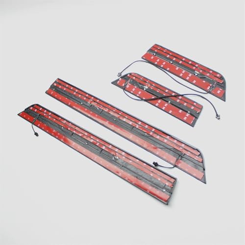 Fashion Style Led Door Sill Scuff Plate Guard Sills Protector Trim Compatible with Honda Civic 2016-2021 10TH (Blue LED) - color: BLUE LED