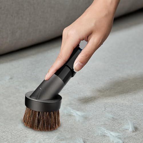 2 Pack Round Dust Brush For Shark Vacuum Attachment with Vacuum Hose Adapter, for Shark Vacuum Brush Attachment for Most Vacuum Cleaners Accessories - style: 2 -pack
