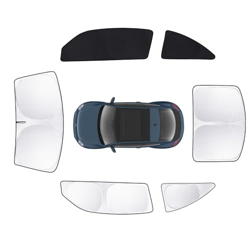 6pcs Car Window Shades for Volkswagen VW Beetle 2012-2019 Accessories,Windshield Side Rear Full Sunshade,Sun Visor UV Blocking, Privacy Protection and Blackout for Camping Outdoor - size: for Volkswagen VW Beetle2012-2019