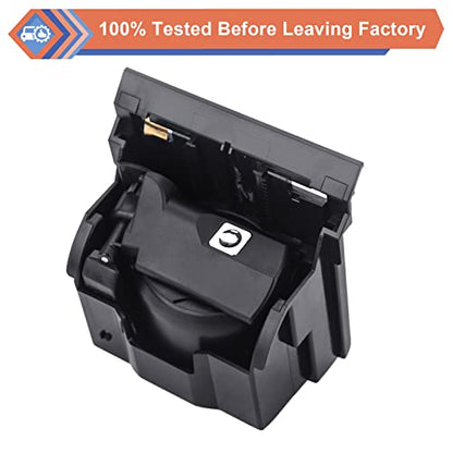 Center Console Cup Holder, Cup Holder Expander Compatible with Mercedes-Benz Vehicle W220 S350 S430 S500 S600 S65 AMG 2003-2006, Replace #2206800014 A2206800014 220-680-00-14