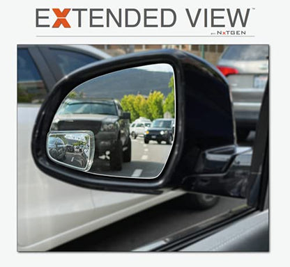 Blind Spot Mirrors- Compatible with BMW X4 Extended View, X4 Series - 2 Piece Set (Left & Right) - size: X4 Series