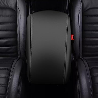 Center Console Armrest Cover for Ford Edge 2015-2024 Black
