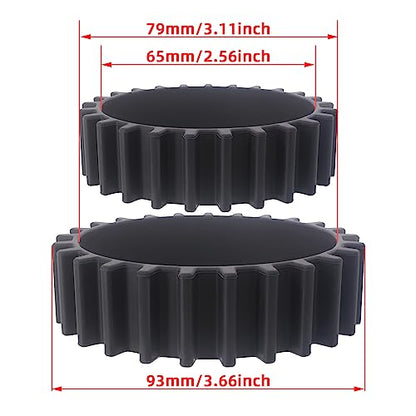 Car Cup Holder Cup Keeper Beverage Bands - Silicone Elastic Car Cup Holder Gap Filler Compatible with Yeti Ramblers Hydro Flasks Most 12-46oz Bottles Soda Cans Cup Expander (2 Pack)