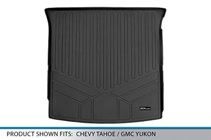 SMARTLINER Custom Fit Cargo Liner Behind The 2nd Row Seats Compatible with 2021-2025 Cadillac Escalade