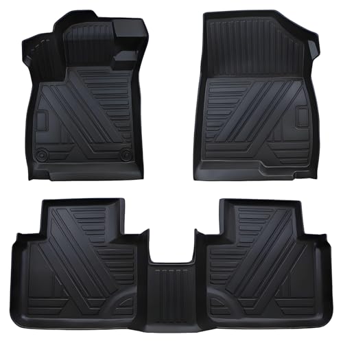 Aiqiying Floor Mats Compatible with Honda Accord 2018-2022 Models，All Weather Carpet Liners Waterproof Durable Custom-Fit Front Rear Full Set Protection TPE Accessories - size: 2）For Honda Accord I 2018-2022 I Floor Mat
