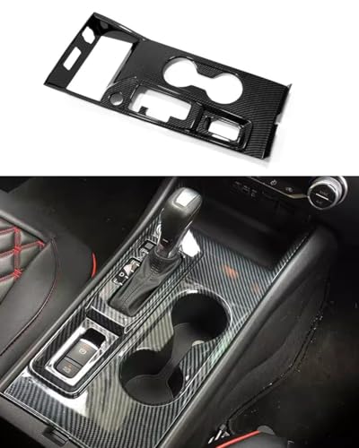 Car Accessories Fit for Nissan Altima 2019-2023 ABS Interior Center Console Gear Shift Panel Cover Trim 1PC Set （Carbon Fiber） - color: Carbon Fiber