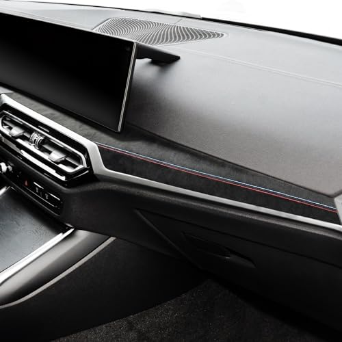 Betterhumz Car Central Instrument Dashboard Cover Trim Compatible with BMW G20 G28 G42 G23 3 4 Series 318i 320i 330i M340i 2020-2023 Car Interior Accessories for Alcantara Style B - size: Suede B