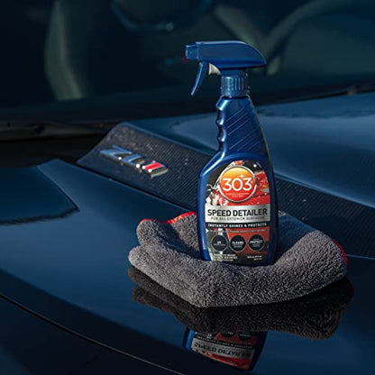 303 Automotive Speed Detailer - Instantly Shines & Protects, Perfect for in Between Washes, Provides Superior UV Protection, Helps to Repel Dust & Dirt, 32oz (30246CSR) Packaging May Vary - size: 32 Fl Oz (Pack of 1)