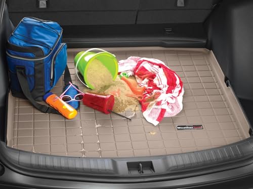 WeatherTech Cargo Trunk Liner for Mercedes GLE-Class, GLE SUV - Behind 2nd Row (431265), Cocoa - color: Cocoa