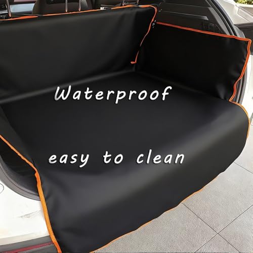 Dog Car Trunk Liner for Toyota Highlander 2001–2025 2026 XU70,Waterproof Dog Cargo Cover with Side Flaps,Diamond Stitched Heavy Duty Pet Trunk Mat,Nonslip Scratchproof Protector