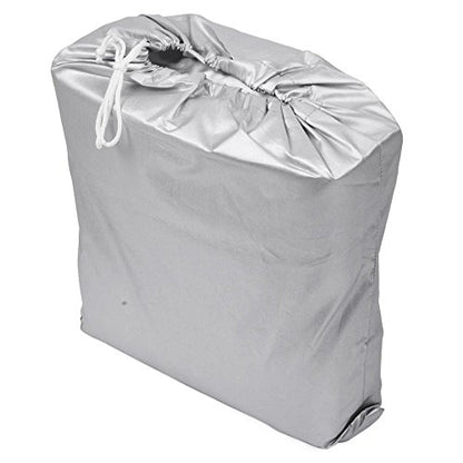 Motor Trend All Season WeatherWear 1-Poly Layer Snow proof, Water Resistant Car Cover Size XL1 - Fits up to 210" - CC-544+LOCK , Silver - size: X-Large