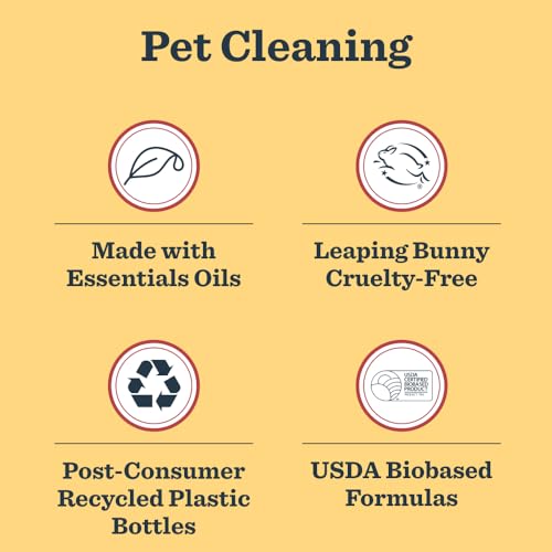 Mrs. MEYER'S CLEAN DAY Pet Stain & Odor Fighter,Orange Blossom Scent,16oz,(Pack of 2) - size: 16 Fl Oz (Pack of 2)