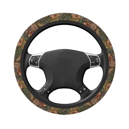 Hunting Camo Elastic Steering Wheel Cover Universal 15 Inch - color: 9