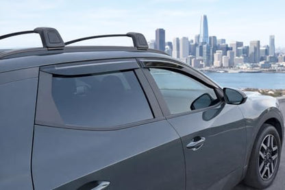 2019-2026 Tape-on Rain Guards for Hyundai Santa Cruz Side Window Deflector Visors SE SEL Night XRT Limited Durable Tinted Vent Shade 2023 2024 2025 - size: For Hyundai Santa Cruz 2022-2026