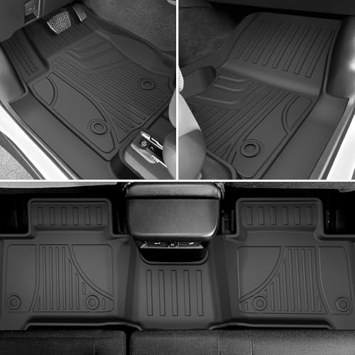 AOMSAZTO Floor Mats Compatible with 2025 2026 Toyota 4Runner (Not fit Hybrid), All Weather TPE Custom Fit Cargo Mat Floor Liner Set - Only 5 Seat (Floor Mats+Cargo Liner) - style: 2025 toyota 4runner floor mats and cargo mat