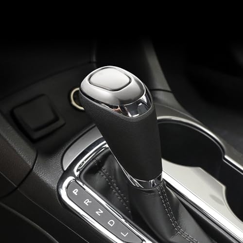 TOMALL Stainless Steel Car Gear Shift Knob Cover Compatible with Chevy Equinox 2018-2020 Malibu XL 2016-2020 Cruze 2017-2019 Shifter Panel Trim Gear Lever Cover for Car Accessories (Silver) - color: Silver