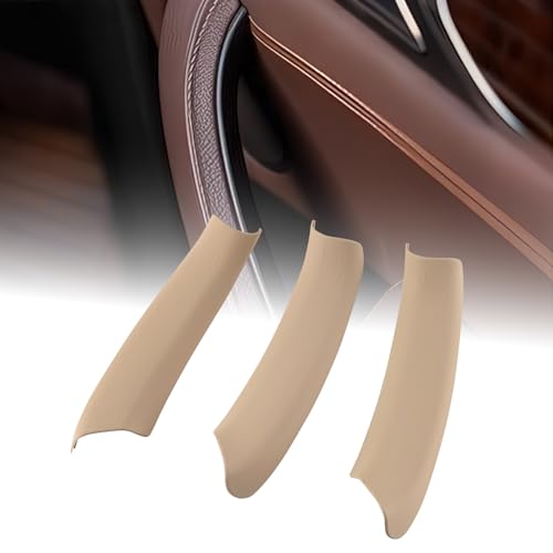 3PCS Beige Pull Handle Covers Compatible for X3 F25 2010-2016 X4 F26 2014-2017 Left and Right Side Door Handle Interior - color: Beige, size: 3PCS Left & Right Pull Handle