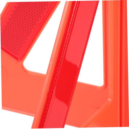 ULTECHNOVO 2sets Reflective Safety Triangles for Car Roadside Emergency Warning Signs High Visibility Compact Storage for Vehicles