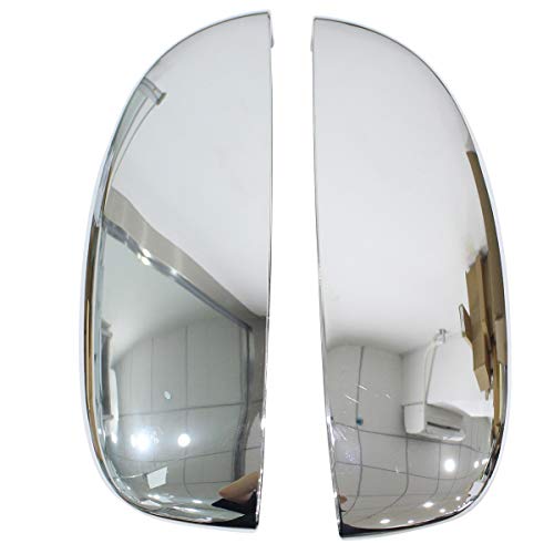 NewYall Pack of 4 Chrome Exterior Outside Outer Door Handle and 2 Upper Half Mirror and Trunk Liftgate Tailgate Handle Cover for Chevrolet Silverado 2007-2014