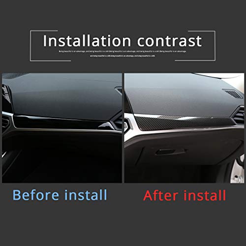 ABS Car Center Console Dashboard Decoration Panel Trim For BMW G20 G28 325li 3 Series 2019 2020 (Carbon Fiber) - size: Carbon Fiber
