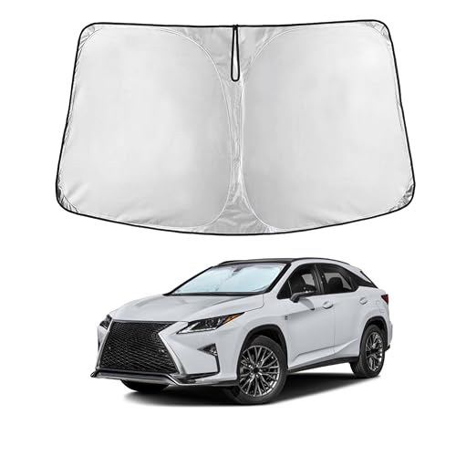 EcoNour Windshield Sunshade Compatible for Lexus RX 350 450h 2023-2024 2025 2026, Sun Visor for Front Windshield & Window Sun Shade Cover, UV Heat Blocker & Protector, Car Accessories - size: For Lexus RX (2023-2026)