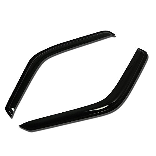 Auto Dynasty 2Pcs Tape-On Window Visor Deflector Rain Guard Replacement Compatible with 1987-1996 Dodge Dakota Regular Cab, Acrylic - size: 87-96 Dodge Dakota Regular Cab