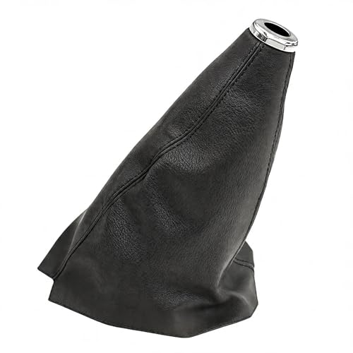 Automotive Shift Knob Dust Cover, Leather Construction, Shifter Boot Cover Replacement Part, Universal Fit for Manual/Automatic Transmissions Automotive Interior Accessories (Gray) - color: Gray