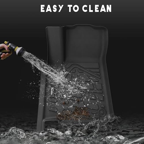 KARPAL Floor Mats for 2022-2025 2026 Jeep Grand Cherokee WL 5-Seat (Include 4xe, not for L), All Weather TPE Custom Fit Floor Liners Car Mats Accessories - style: 2022-2026 | For Jeep Grand Cherokee WL (Include 4XE) | 1st & 2nd Row