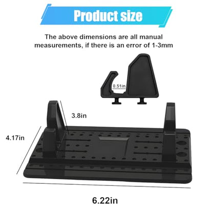 Cell Phone Holder for Car Dashboard - Adjustable Silicone Phone Mount Car Pad Mat - Universal Anti-Slip Vehicle GPS Mounting Mat Cellphone Stand for Smartphones Navigation