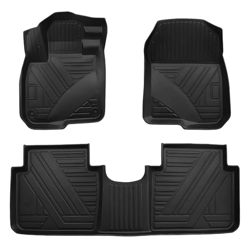 CRV Floor Mats Compatible with 2017-2022 Honda CR-V，All Weather Protection Waterproof Durable Anti-Slip Odorless Custom-fit TPE Floor Liner Front and Rear 2 Rows Set - size: 3）For Honda CRV（2017-2022 ）Floor Mats
