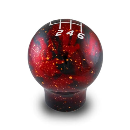 Billetworkz Cosmic Space Shift Knob Compatible with Manual 1999-24 VW MK4/MK5/MK6/MK7/MK8 Golf/GTI/Golf R/Jetta/GLI, Red Cosmic - color: Cosmic Red