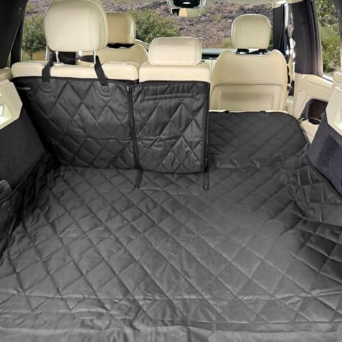 Rydura SUV Cargo Liner – Waterproof, Heavy-Duty Trunk Mat with Non-Slip Backing – Full Rear Seatback Coverage – Fits 60/40 & 50/50 Split Seats – Easy to Clean – Travel, Tools, Gear – Small - size: Small