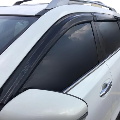 Window Visors for 2014-2020 Nissan Rogue, Outside Mount Tape-On Rain Guards, 4-Piece Set Vent Shade Deflectors - size: For Nissan Rogue 2014-2020