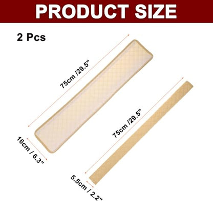 HARFINGTON 2pcs Shoulder Strap Cushions 29.5 Inch Car Seat Belt Pads Cover Auto Seatbelt Strap Shoulder Pad Automotive Seat Belt Cushion Pad for Auto SUV Truck, Beige - color: Beige, size: 29.5 Inch