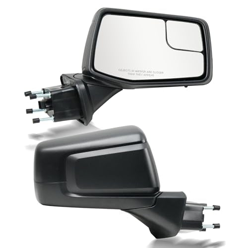 Passenger Right Side Door Mirror for 2019-2024 Chevy Silverado 1500, with Heated Power and Convex Blind Spot Glass Temperature Sensor Manual Folding, Replace#GM1321583(7 Pins) - size: Right