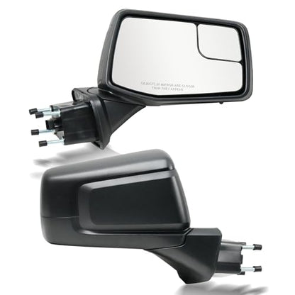 Passenger Right Side Door Mirror for 2019-2024 Chevy Silverado 1500, with Heated Power and Convex Blind Spot Glass Temperature Sensor Manual Folding, Replace#GM1321583(7 Pins) - size: Right