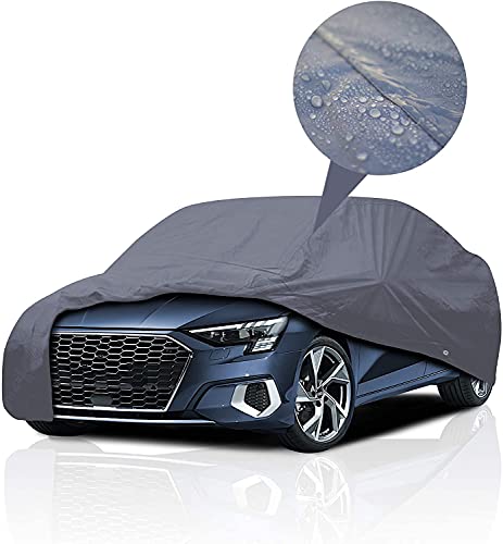 Supreme Full Car Cover – for Audi A3 2013-2020 Sedan 4-Door Semi Custom Fit Waterproof Full Coverage All Weather Dust Proof Windproof Indoor Outdoor Automobile - size: Fits Audi A3 2013-2020 Sedan 4-Door