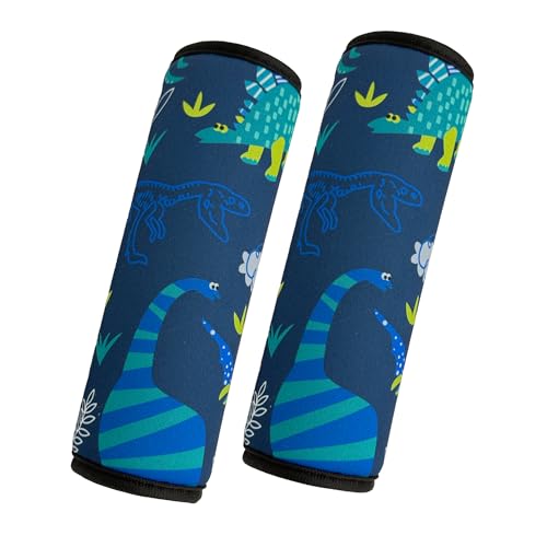 2 Pack VegaPunkLab Seat Straps Shoulder Pads for Kids - Seat Belt Cover Pad, Perfect for Car Booster Seats, Strollers, High Chair, Backpacks, and More, Dinosaur - color: Dinosaur