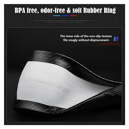 Black Car Steering Wheel Cover Compatible with Honda, Thin Nappa Premium Leather Carbon Fiber Texture 14 Inch Automotive Steering Wheel Cover Fits 1996-2015 Honda Civic - size: Small (For 14-14.4 Inch Steering Wheel)