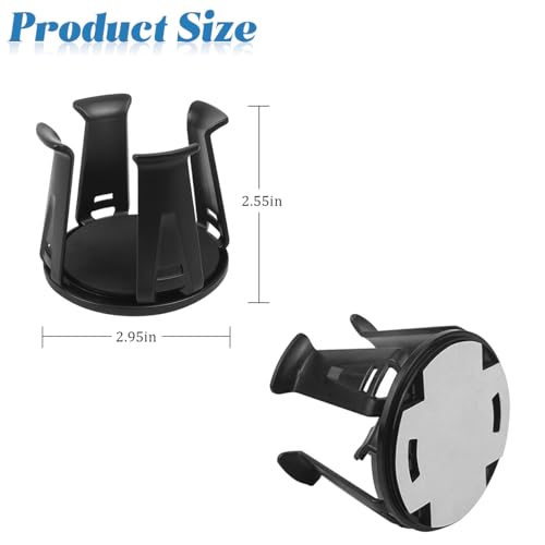 Zpana Car Slim Can Cup Holder Adapter, Vehicle Energy Drink Holder Insert, Reversible Wiggle Free Automotive Cup Holder Expander Accessories, Universal for SUV, Sedan, Truck(1PC) - color: 1 PC