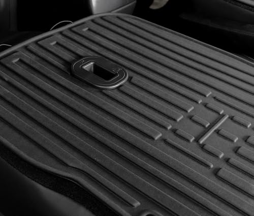 Kick Mats Backrest Mats for 2020-2024 2025 Kia Telluride 7 Passenger Captain Chairs Car Mats Accessories, All Weather TPE Interior Protector(2nd Row Backrest Mats) - size: 2nd Row Backrest Mats