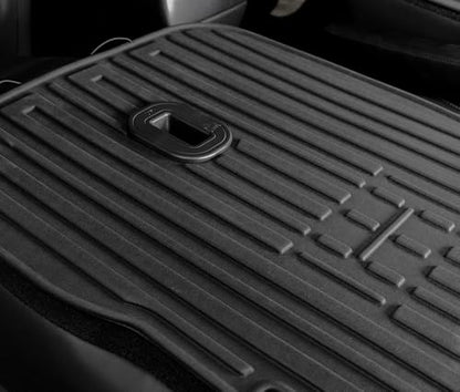 Kick Mats Backrest Mats for 2020-2024 2025 Kia Telluride 7 Passenger Captain Chairs Car Mats Accessories, All Weather TPE Interior Protector(2nd Row Backrest Mats) - size: 2nd Row Backrest Mats