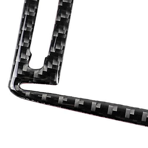NVCNX Car Dashboard Center Air Vent Frame Cover Decal Compatible with Lexus IS250 2014 2015 / IS200t 2016 2017 / IS300 2016-2020 / IS350 2014-2020 Carbon Fiber Interior Trim Accessories Black - color: Air Vent - C