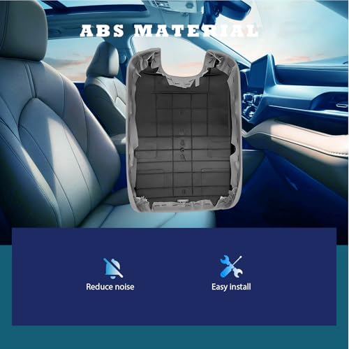 Compatible with Center Console Lid Armrest Honda Accord Replacement Cover 2008 2009 2010 2011 2012 Center Console Cover (Grey(Center)) - color: Grey(Center)