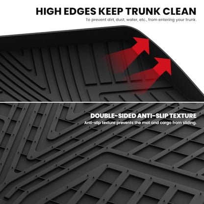 LASFIT Trunk Mat for Honda Odyssey 2026 2025 2024 2023 2022 2021 2020 2019 2018 Mini Passenger Van, All Weather TPE Cargo Mat Trunk Liner Only, Black (EX-L/Elite/Touring/Sport-L/Sport/EX/LX) - style: 7）For Honda Odyssey| 2018-2026 | Trunk Mat