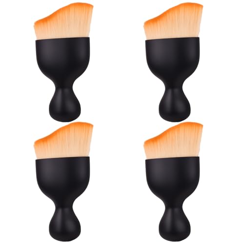 Car Detailing Brushes 4 Pcs - Soft Bristle Auto Interior Cleaning Brush for Dashboard, Air Vents & Electronics