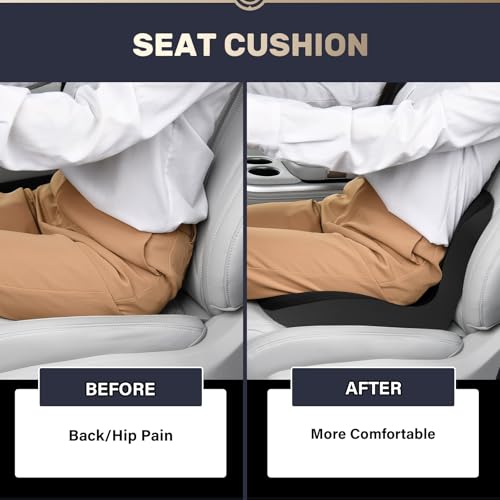 Coverado Car Seat Cushion - color: Beige2, size: 1 Peice