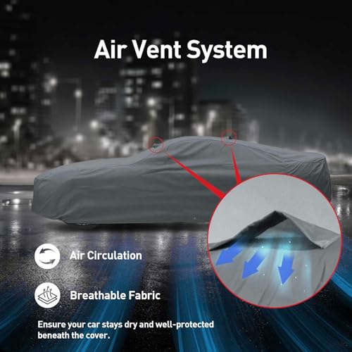 Ultimum Series Car Cover for Mercedes-Benz 230 SL 1963-1967 Coupe Roadster 2-Door All Weather Protection Semi Custom Fit Dust, Sun, Snow, Rain Protection Indoor Outdoor