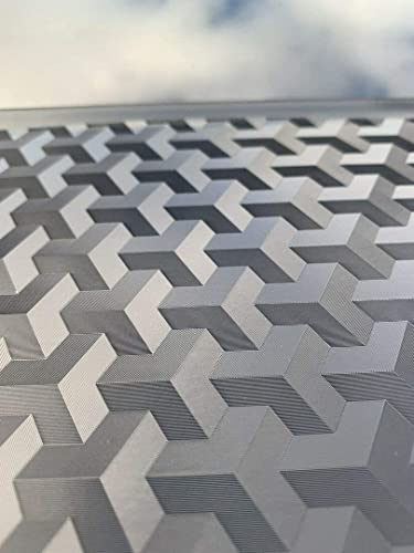 VViViD+ Designer Triangle Carbon Fiber Vinyl Wrap (100ft x 5ft) with Air Release - size: 100ft x 5ft